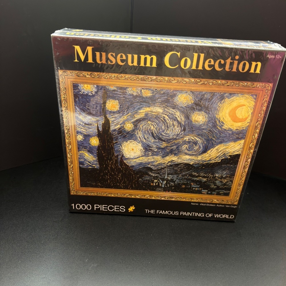 Museum Collection Van Gogh Starry Night 1000 Piece Jigsaw Puzzle 700x500mm NEW